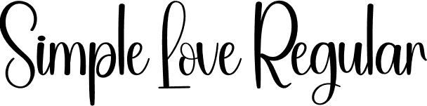 Simple Love Regular font - Simple-Love.otf