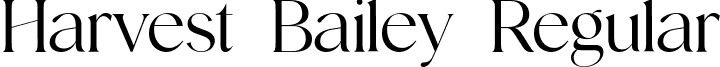 Harvest Bailey Regular font - harvestbailey.otf