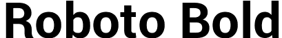 Roboto Bold font - Roboto-Bold.ttf