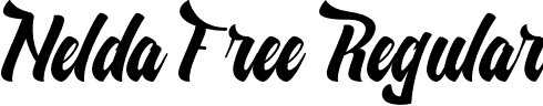 Nelda Free Regular font - Nelda Free.otf