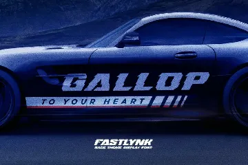 FASTLYNK - Race Theme Display Font