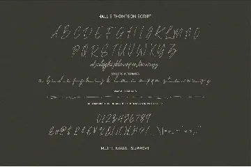 Hallie Thompson font