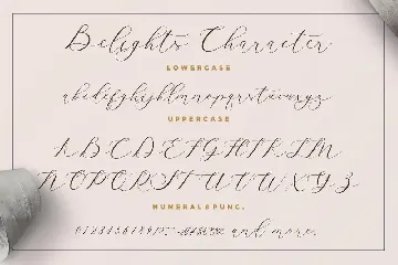 Belights font