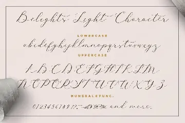 Belights font