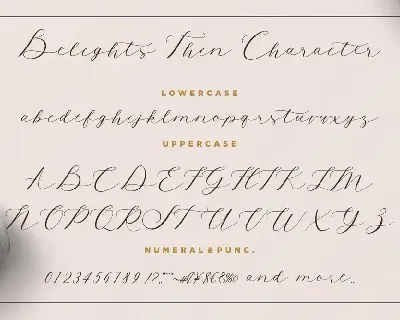 Belights font