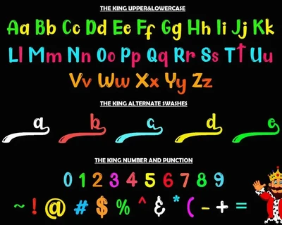 The King font