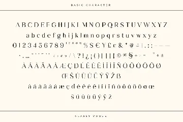 Classy Vogue - Stylish Serif font