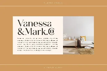 Classy Vogue - Stylish Serif font