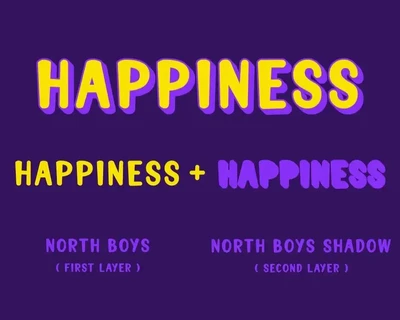 North Boys - Playful Layered Font
