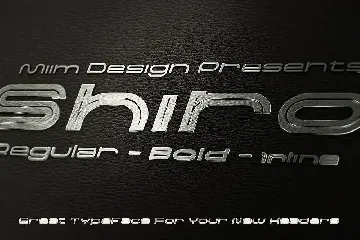 Shiro - Modern Font