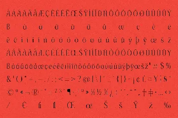 Wersfiga Modern Display Serif font