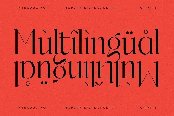 Wersfiga Modern Display Serif font