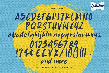 Speechless - Playful Handwritten Font