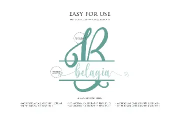 Monogram Calligraphy font