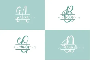 Monogram Calligraphy font