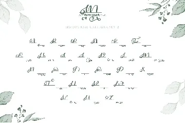 Monogram Calligraphy font