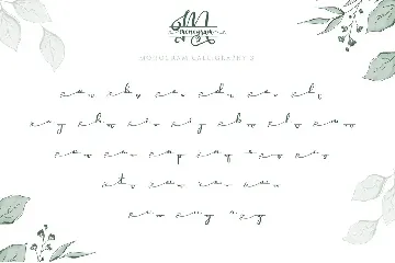 Monogram Calligraphy font