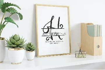 Monogram Calligraphy font