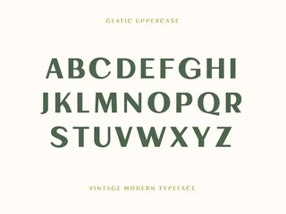 Glatic Vintage Modern Typeface font