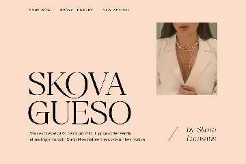 Santorizo - Stunning Beauty Ligature Serif Font