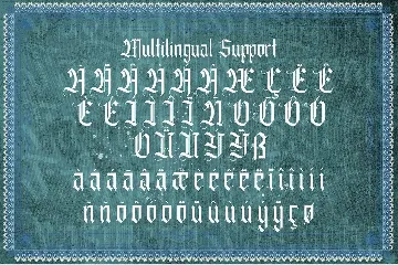 Fasigeko - Blackletter Font