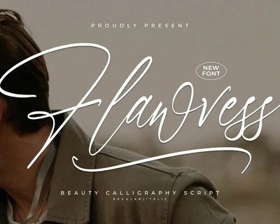 Flawvess Calligraphy Script Font