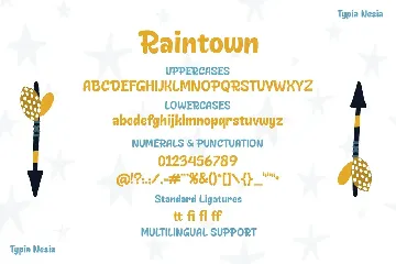 Raintown - Chubby & Cute Sans font