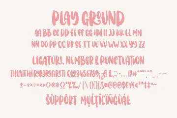 Play Ground Display Font