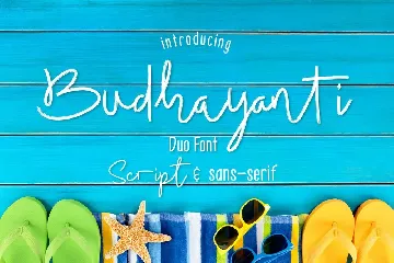 Budhayanti duo font