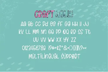 Craft Holic font