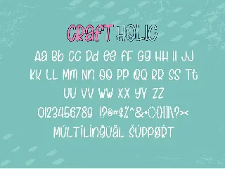 Craft Holic font
