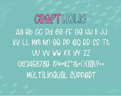 Craft Holic font