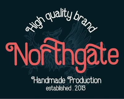 Hollybucks - decorative font