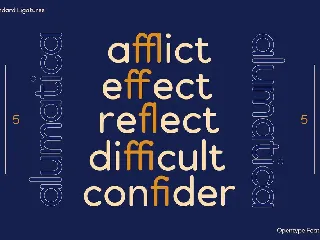 Alumatica - Rounded Sans font