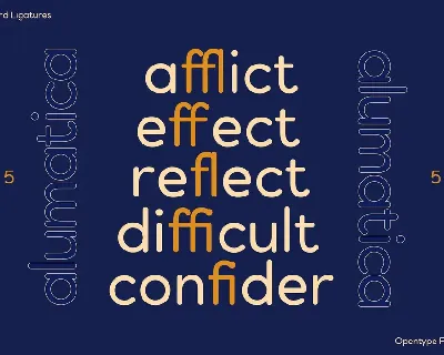 Alumatica - Rounded Sans font