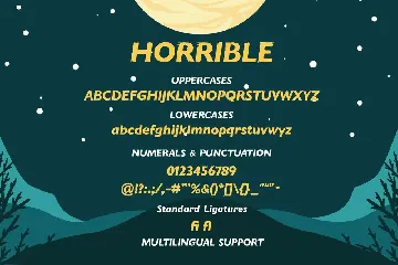 Horrible - Horror Sans Font