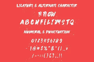 Towang Brush Font