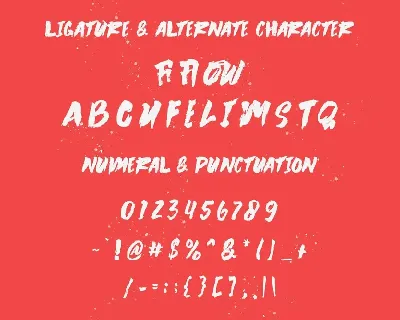 Towang Brush Font