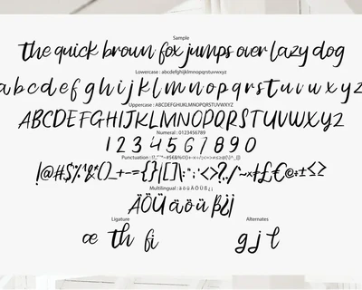 Gilose Modern Scriptotype font