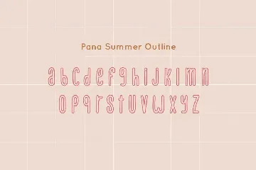 Pana Summer - Display Sans-Serif Font Duo