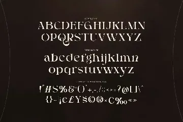 Qriyan - A Unique Serif Typeface font