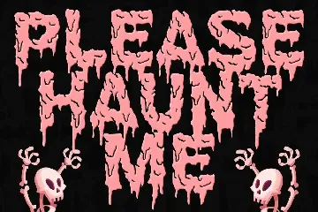 Brain Melt Halloween Font