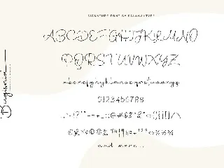 Bugisnia Script font