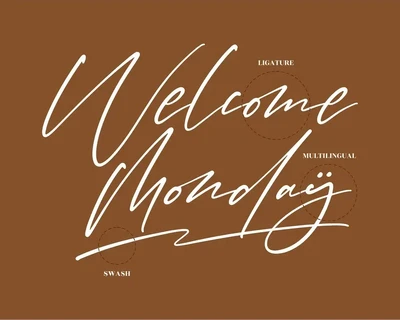 Hondelante Modern Signature Font