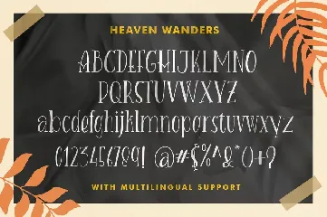 Heaven Wanders font