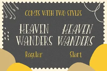 Heaven Wanders font