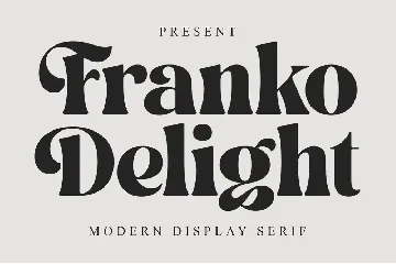 Franko Delight font