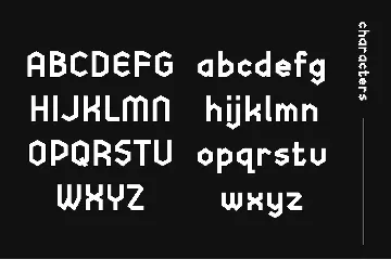 Hexaplex - Geometric Typeface font
