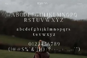 Rossena font