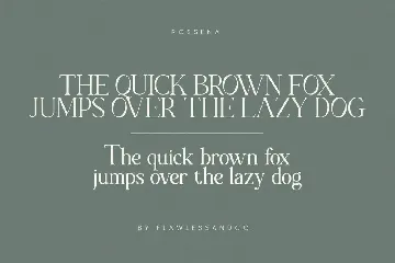 Rossena font